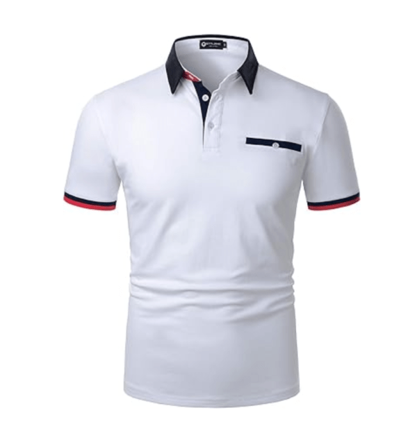 STTLZMC Men's Polo Shirts Short Sleeve Custom Fit Casual Cotton Basic T-Shirts