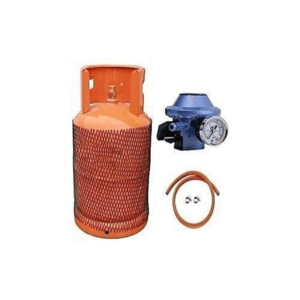 12.5kg Gas Cylinder, Hose & Regulator- Orange