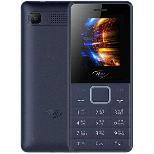 itel It2160 Wireless Fm, Torchlight, Dual SIM - Dark Blue