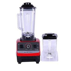 Silver Crest 2L German Industrial 6500W Food Crusher Blender, 2 In 1 Jar (SCD-2030D)