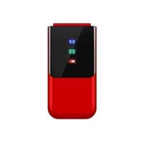 Bontel 2720 1.77 Inch Color Display, Flip Phone- RED