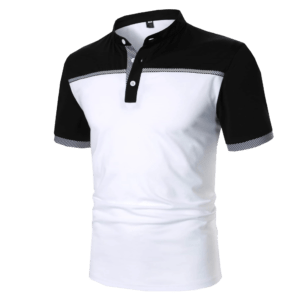 Men Embroidered Colorblock Polo Shirt
