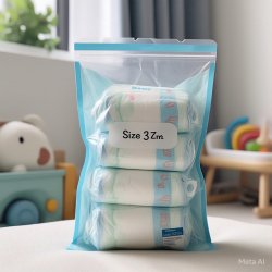 A packet of diaper