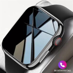 Full Touch Screen Smart Bluetooth Call Smartwatch – For Android and iOS – Blac