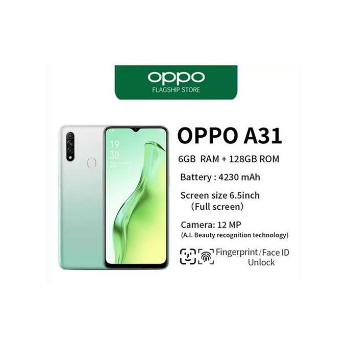 ppo A31 6GB RAM+128G ROM 4230mAh Refurbished Dual SIM6.5 Inch Screen HD Camera 12MP Face Unlock+Fingerprint - Image 2